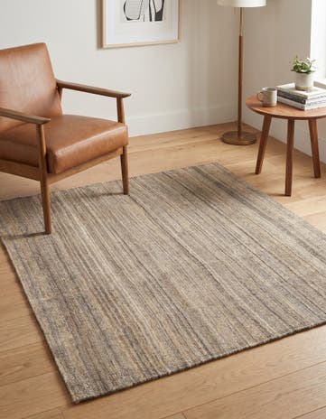 3' 10 x 3' 11 Hand Woven Kilim Modern Wool Square Rug
