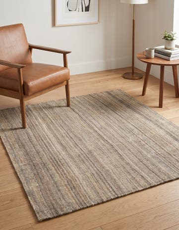 3' 10 x 3' 11 Hand Woven Kilim Modern Wool Square Rug