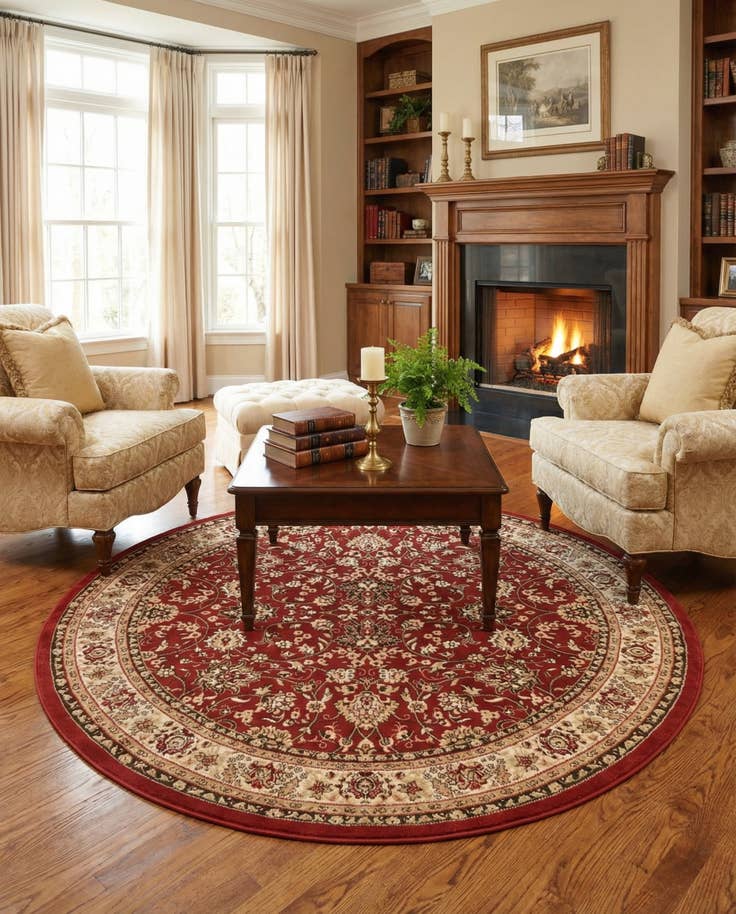 Detail image of 7' 10 x 7' 10 Yasmin Round Rug