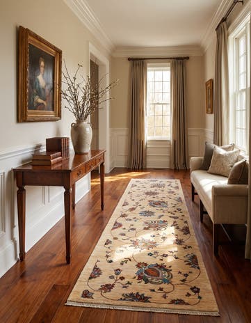 2' 8 x 8' 6 Hand Knotted Ariana Ziegler Runner Rug