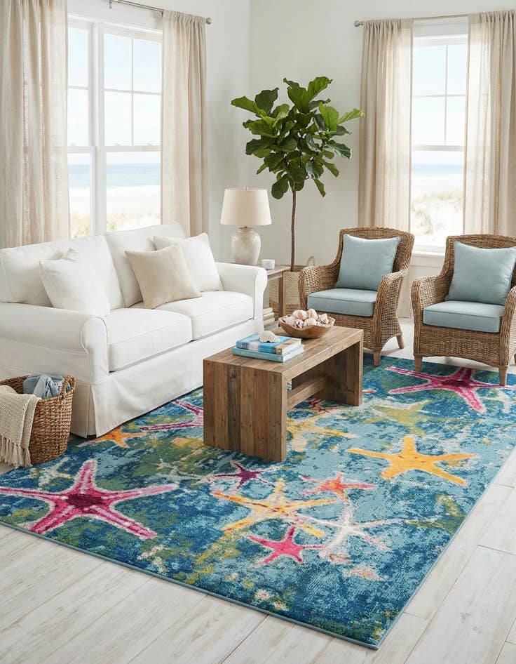 Detail image of 10' x 14' 1  Washable Capri Rug