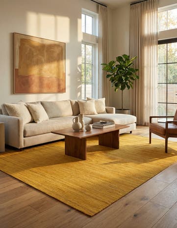6' 8 x 9' 5 Hand Woven Kilim Modern Wool Rug