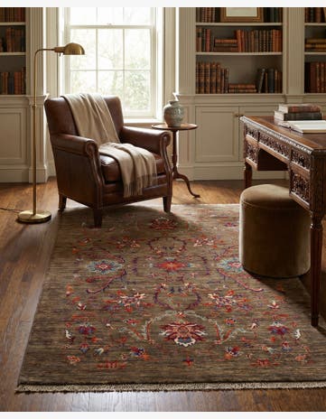 4' x 6' Hand Knotted Ariana Ziegler Rug