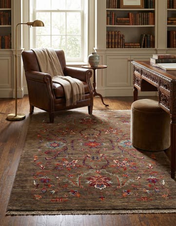 4' x 6' Hand Knotted Ariana Ziegler Rug