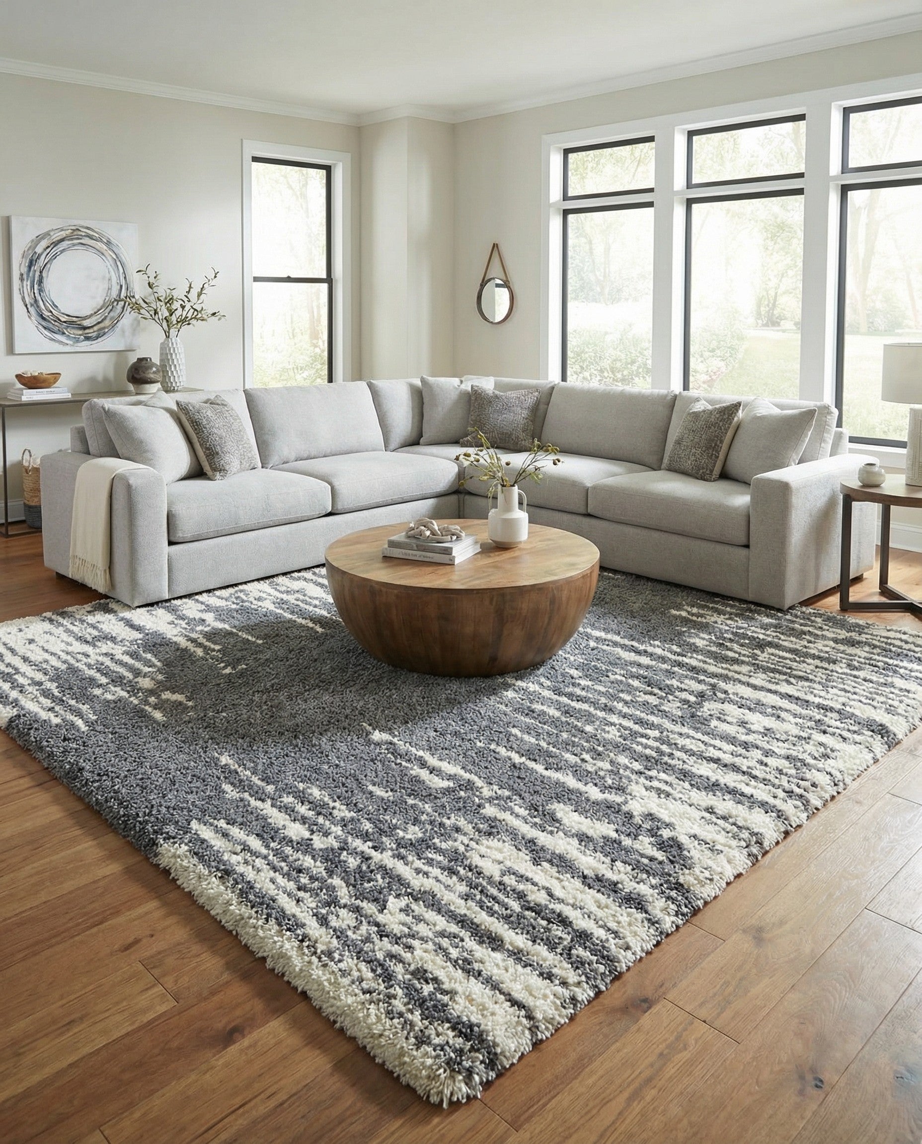 10' x 10' Serenity Shag Square Rug