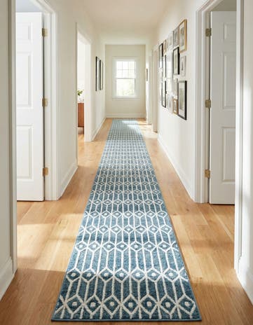 3' x 19' 8 Lattice Trellis Runner Rug