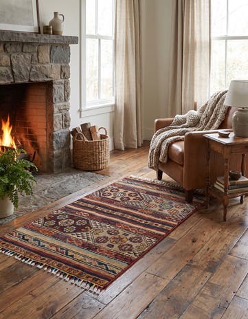 1' 8 x 3' 3 Hand Knotted Ariana Ziegler Rug