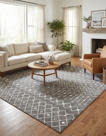10' x 10' Moroccan Trellis Square Rug