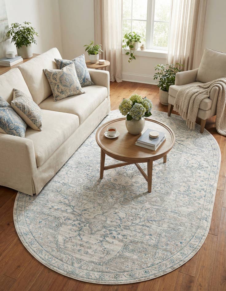 Detail image of 5' 3 x 8' Newport Oval Rug