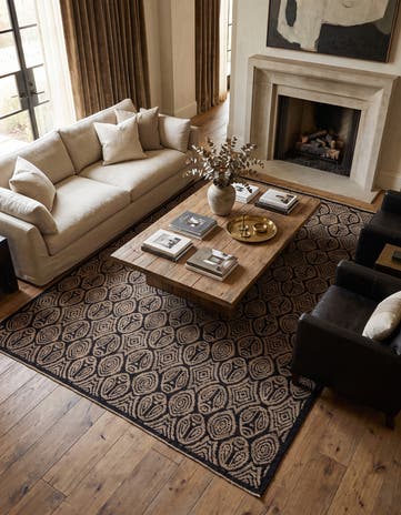 9' 3 x 12' 3 Hand Knotted Darya Wool Rug