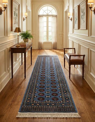 2' 7 x 10' Bokhara Runner Rug