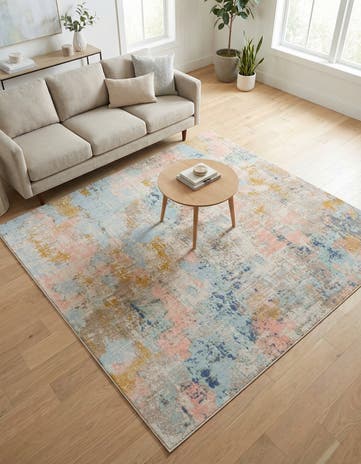 6' x 6' Lotus Square Rug