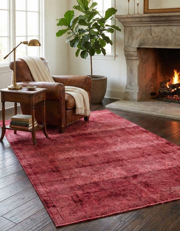 4' x 6' 8 Hand Knotted Ultra Vintage Persian Wool Rug