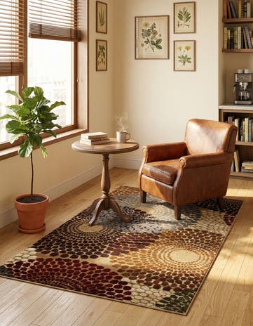 3' x 5' 3 Cafe Rug