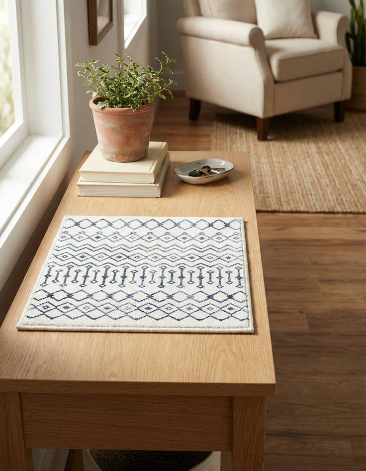 Detail image of 1' 4 x 1' 4 Bohemian Trellis Sample Rug