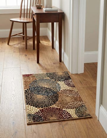 Beige Cafe Rug