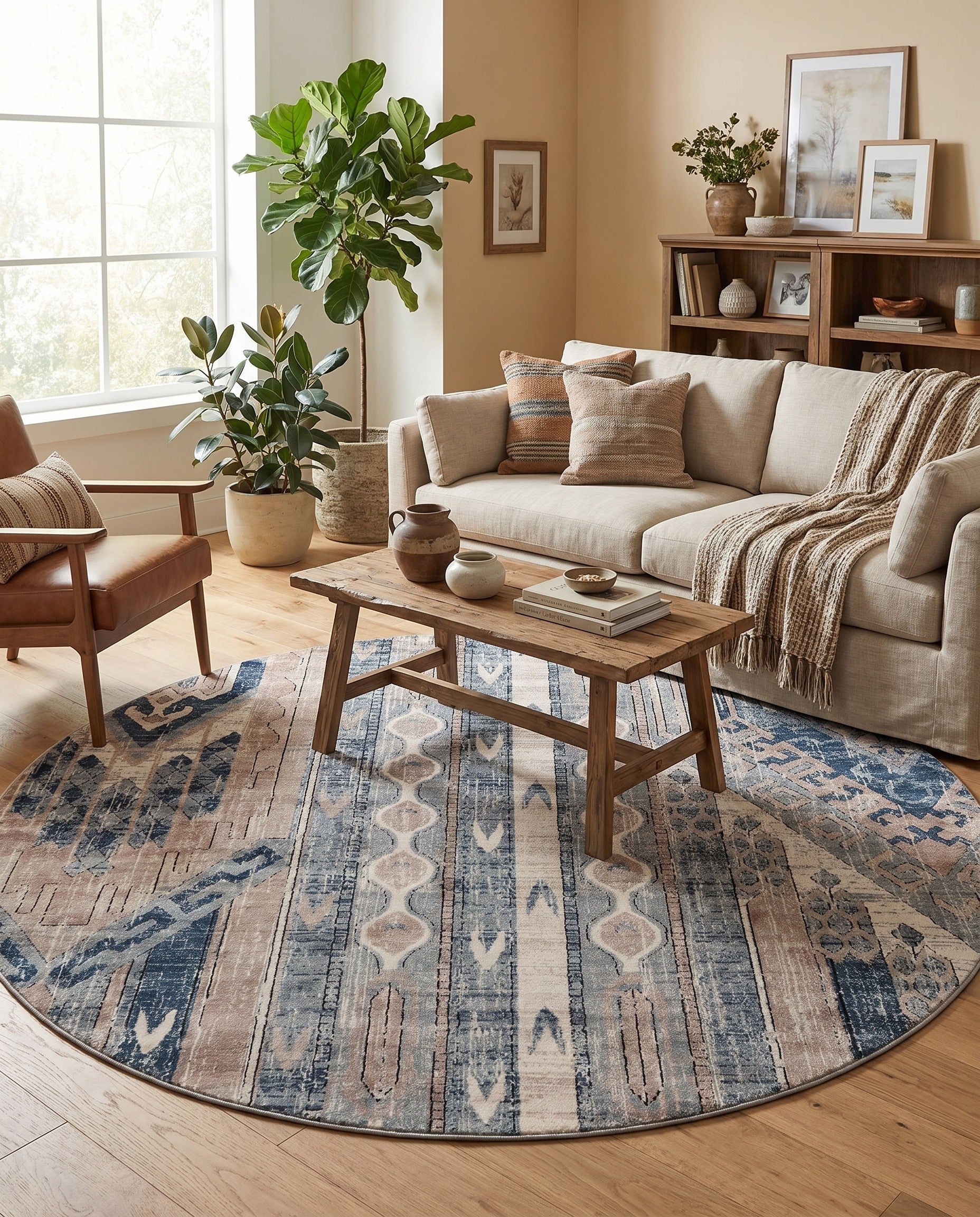 7' x 7' Oregon Round Rug