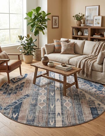7' x 7' Oregon Round Rug