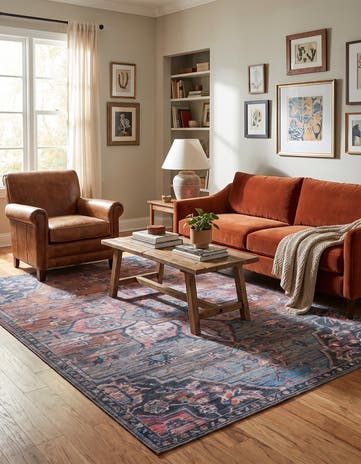 6' x 9' Washable Nostalgia Rug