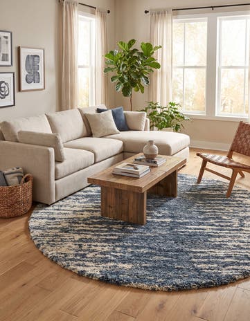 8' x 8' Serenity Shag Round Rug