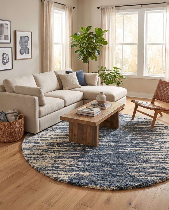 8' x 8' Serenity Shag Round Rug