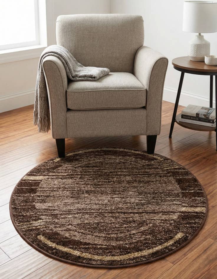 Detail image of 3' x 3' Equinox Round Rug