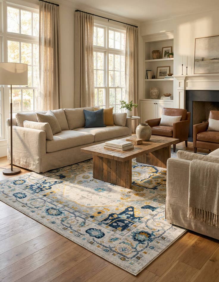 Detail image of 10' x 14' Madeline Vintage Rug