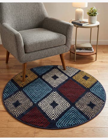 3' 1 x 3' 1 Laguna Round Rug