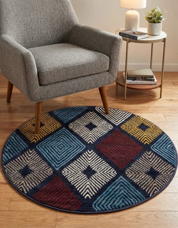 3' 1 x 3' 1 Laguna Round Rug