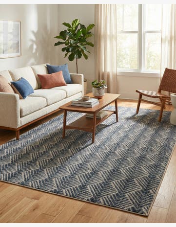 5' 3 x 7' Eco Trellis Rug