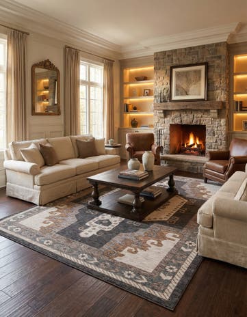 9' x 12' 6 Grand Tradition Rug