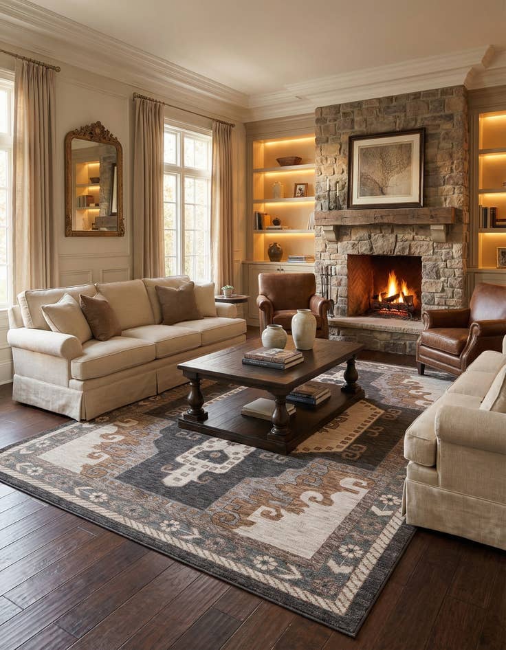 Detail image of 9' x 12' 6 Grand Tradition Rug