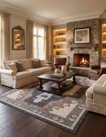 9' x 12' 6 Grand Tradition Rug