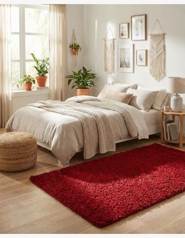 3' x 5' 3 Solid Shag Rug