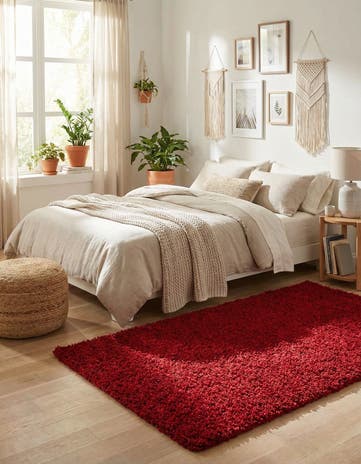3' x 5' 3 Solid Shag Rug