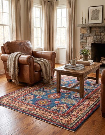 3' 3 x 5' 1 Hand Knotted Kazak Rug