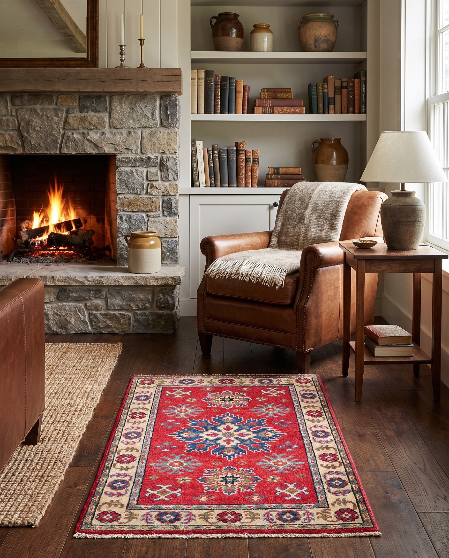 2' 8 x 4' 2 Hand Knotted Kazak Rug