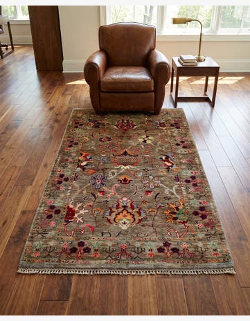 3' 3 x 4' 11 Hand Knotted Ariana Ziegler Rug