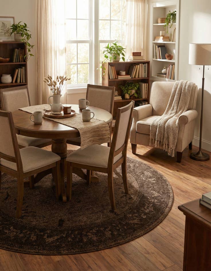 Detail image of 7' 10 x 7' 10 Vista Round Rug