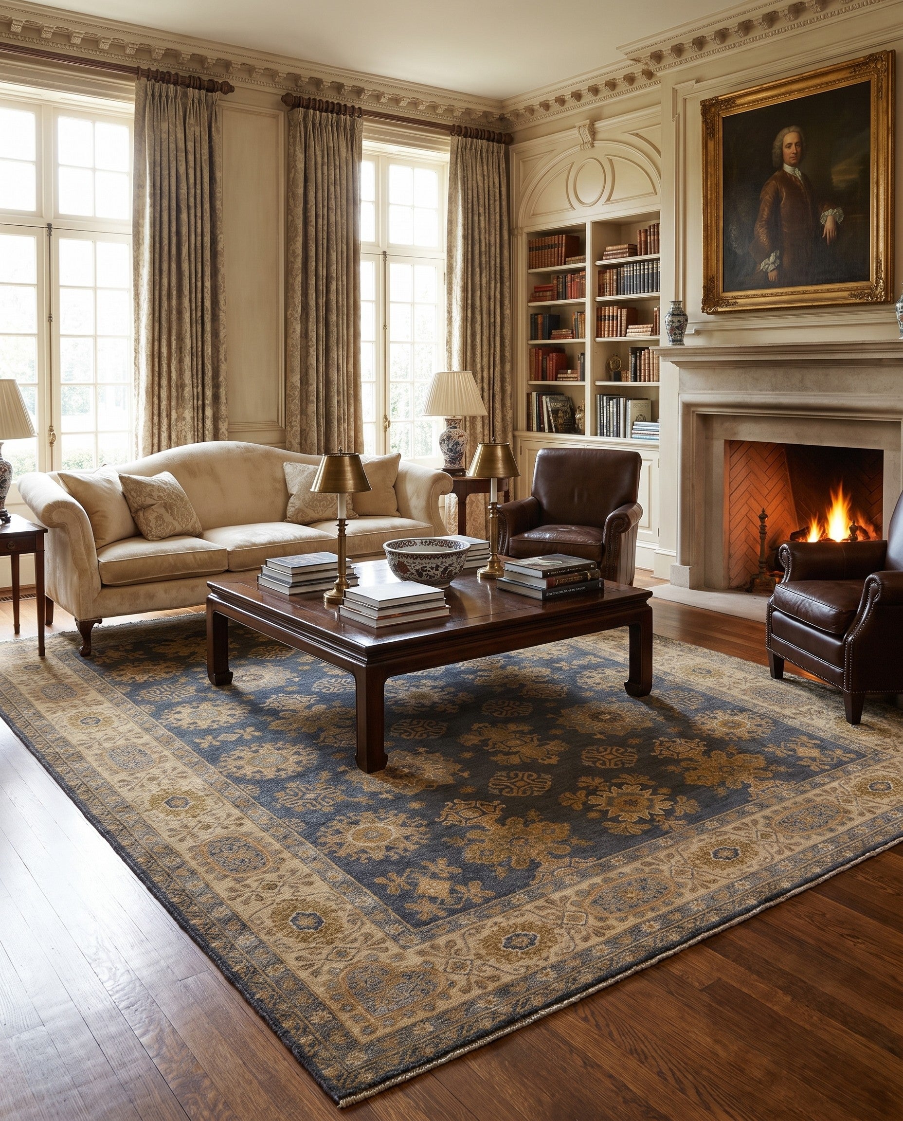10' 2 x 13' 11 Hand Knotted Ziegler Rug