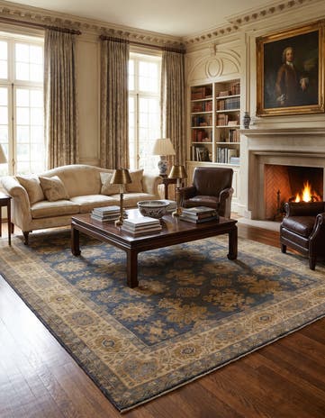 10' 2 x 13' 11 Hand Knotted Ziegler Rug