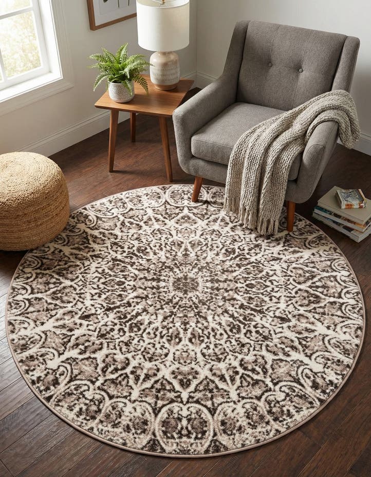 5' 3 x 5' 3 Monte Carlo Round Rug