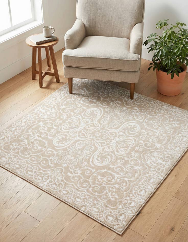 Detail image of 4' x 4' Himalaya Square Rug