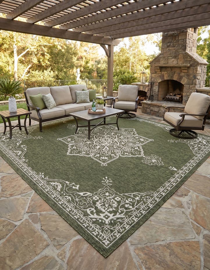 12' x 12' Easy-Clean Traditional Indoor / Ou...