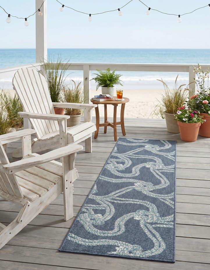 2' x 6' Easy-Clean Coastal Indoor / Outdoo...