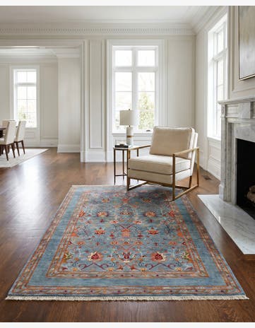 4' 1 x 6' 2 Hand Knotted Ariana Ziegler Rug