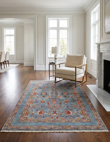 4' 1 x 6' 2 Hand Knotted Ariana Ziegler Rug