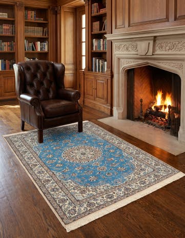 4' 2 x 6' 3 Nain Rug