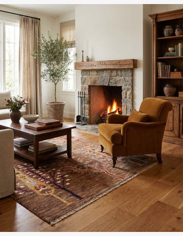 3' 11 x 5' 10 Hand Knotted Ariana Ziegler Rug