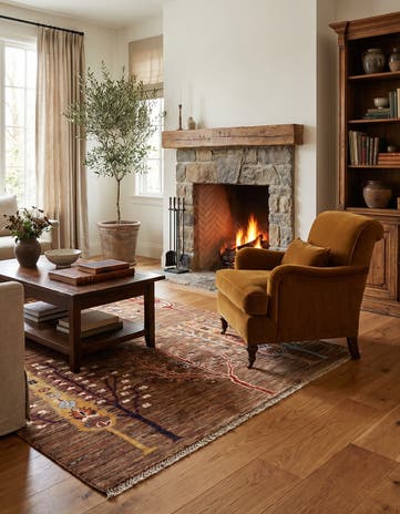 3' 11 x 5' 10 Hand Knotted Ariana Ziegler Rug